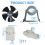 Multifunional Refrigerator Condenser Fan Motor Suitable for 3