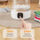 Compact Plastic Washer Quiet Operation Multiple Modes-Blue 4