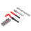 Car Thread Repair Kit 15Pcs Insert Set M14x1.50mm Compatible Hand Tool 12