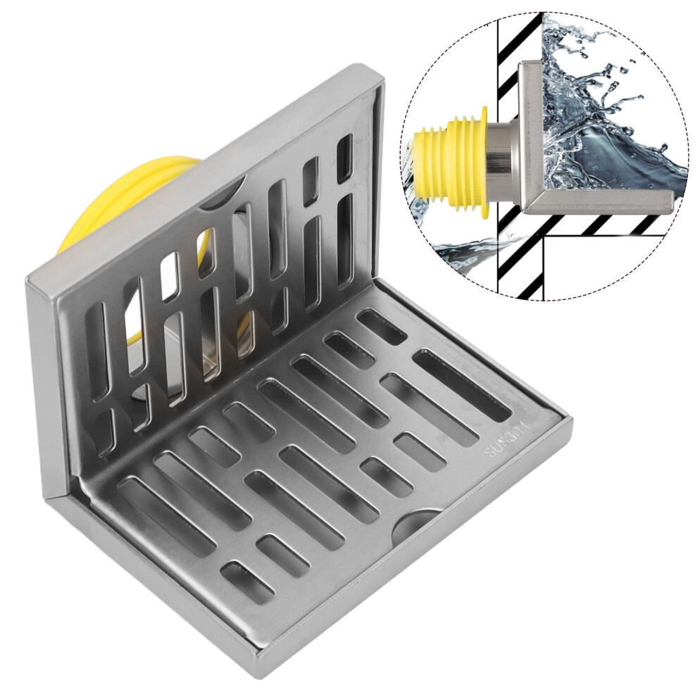 Side Floor Drain 304 Stainless For 2.3In Pipes - Corrosion Proof 7641357509131