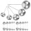 108 Pezzi Palline Decorative Per Torta E Cupcake Fai Da Te 9