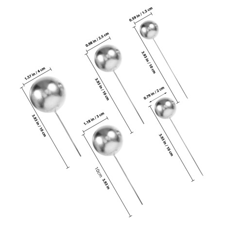108 Pezzi Palline Decorative Per Torta E Cupcake Fai Da Te 1