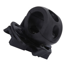Tactical Black Plastic Torch Holder Bracket for Fast Helmet Mount