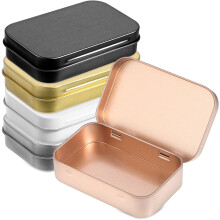5Stück Eisenbox Mit Deckel Metallbehälter Mini Organizer Kartenetui