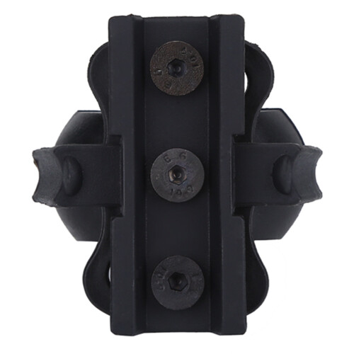 Tactical Black Plastic Torch Holder Bracket for Fast Helmet Mount 2