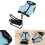 Secure Light Blue M Hamster Rabbit Safety Harness with Leash Attachment 3