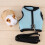 Secure Light Blue M Hamster Rabbit Safety Harness with Leash Attachment 11