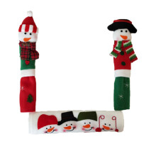 3 Pcs Christmas Fridge Handle Covers Santa Claus-A style