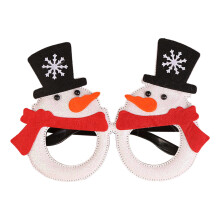 1Piece Christmas Party Glasses Frames for Christmas-snowman