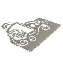 Christmas Coffee Cup Metal Cutting Dies Stencil DIY Scrapbooking