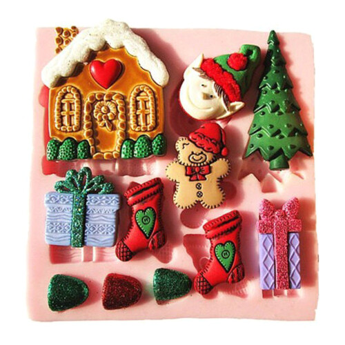 Christmas Cake Cookie Mold Fondant Candy Decoration Tools 1