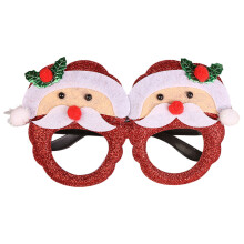 1Piece Christmas Party Glasses Frames with 2-Santa Claus