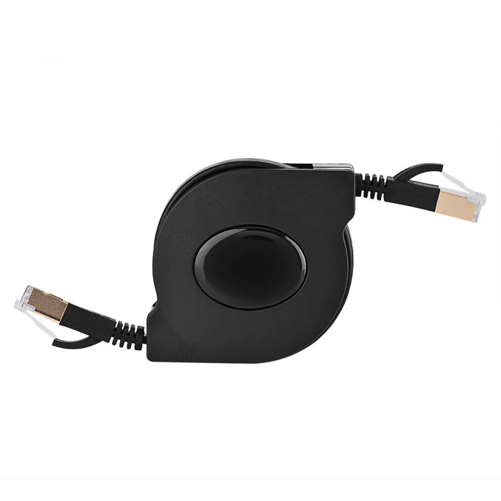 Retractable Cat7 Rj45 Ethernet Cable 600Mhz Flat Network Cord 1.5M 4031357513239