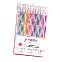 Multiple Colors 1mm Fine Point Gel Marker Pen Set for-12 colors