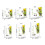 High Transparency Desktop Sign Holder Easy Slide Out Design-2 2 5