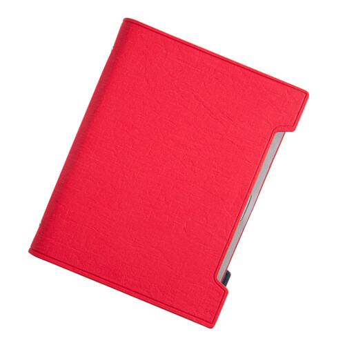 Refillable Notebook Leather Journal with 6 Rings Leather-Red