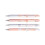 Press type erasable pen, neutral pen-Pink 6