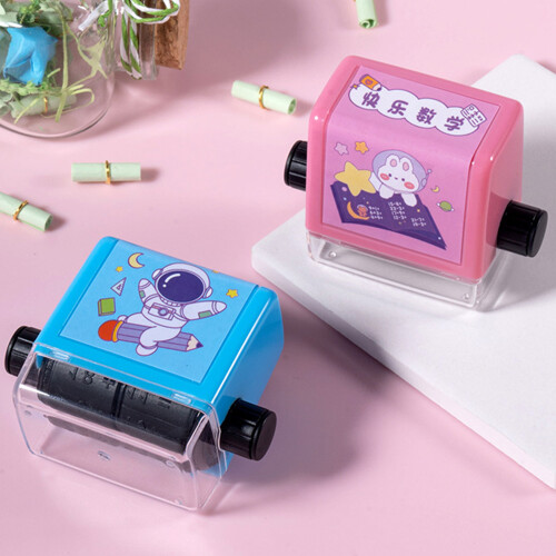 Portable Mathematics Practice Roller Stamper Educational Math-3 1