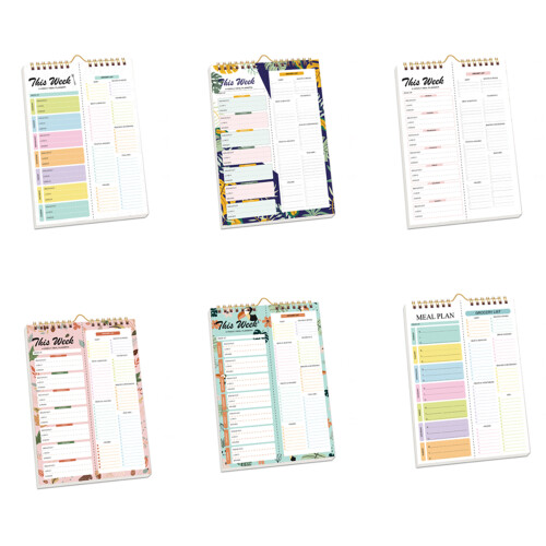 Vertical Meal Planning Notebook Meal Planner With Kitchen-5 1