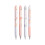Press type erasable pen, neutral pen-Pink 7