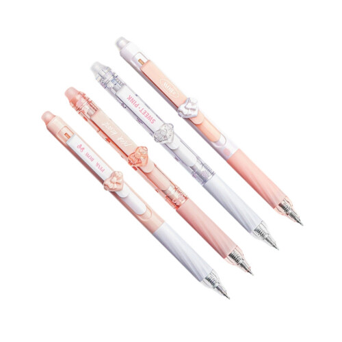Press type erasable pen, neutral pen-Green 2