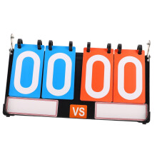 Portable Tabletop Scoreboard Flipper Indoor Outdoor Use Lightweight Manual Score Keeper For Basketball And Billiards