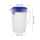 1Plastic Frosted Water Pitcher with Wide Mouth Handle for Cold Drinks 3