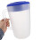 1Plastic Frosted Water Pitcher with Wide Mouth Handle for Cold Drinks 7