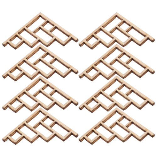 8Stk Holz Diy Ecke Möbel Schutz Set 2