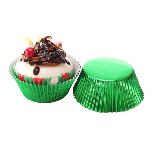 200 2 Pack Dicke Aluminiumfolie Muffin Cupcake Liner 1