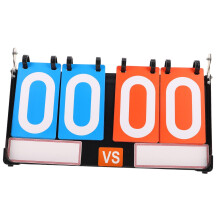Flip Scoreboard Portable Tabletop Score Keeper For Indoor Volleyball Billiards Table Tennis With High Visibility