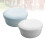 2Pcs Round Plastic Soap Box With Lid And Draining Plate 2
