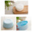 2Pcs Round Plastic Soap Box With Lid And Draining Plate 5