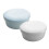 2Pcs Round Plastic Soap Box With Lid And Draining Plate 10