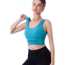 CLDFHX Sujetador Deportivo para Mujer Azul XL