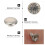 60 Pcs Diy Clothes Rivets Practical Bag Studs For Crafts 9