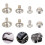 60 Pcs Diy Clothes Rivets Practical Bag Studs For Crafts 5
