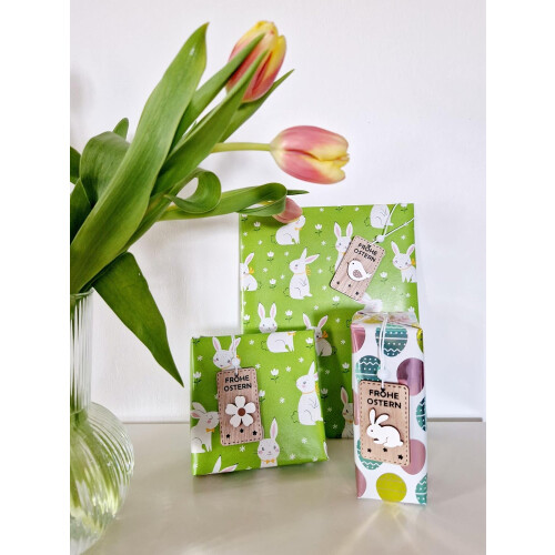 Décorations de Pâques en bois 3 pièces 2