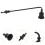 Flame Snuffer Snuffer Black Aluminium 1pack 2