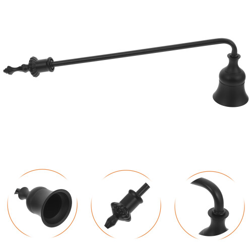 Flame Snuffer Snuffer Black Aluminium 1pack 1
