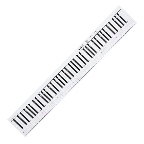 Keyboard Piano Finger Simulation Practice Guide 88 Key Note Chart 2