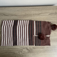 SWAT PANY Echarpe Pashmina pour femme, robe de soirée - Marron