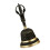 Black Copper Decorative Handbell Elegant Metal Tabletop Bell 1