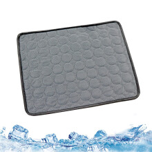 Cooling Blanket for Dogs and Cats 60 X 50 Cm Non-Slip Dog Cooling Mat Home Car Travel Large Dogs Dark Gray