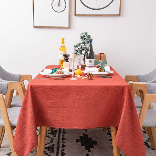 Nappe élégante BAZIOE pour toutes les occasions, rouge 1