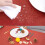 Nappe élégante BAZIOE pour toutes les occasions, rouge 4