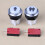 2 Stück LED Arcade-Button-Kit 32,8x40,2 mm 15A 5