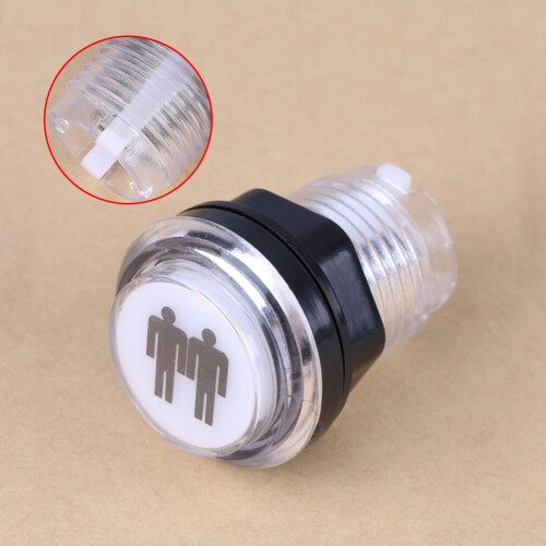 2 Stück LED Arcade-Button-Kit 32,8x40,2 mm 15A 2