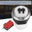 2 Stück LED Arcade-Button-Kit 32,8x40,2 mm 15A 7