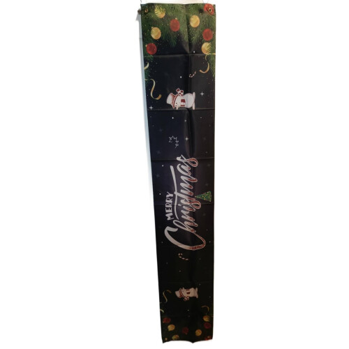 Bannière de Noël 184x32 Idéale pour Noël Décoration de porte 2